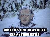 Resignation Letter